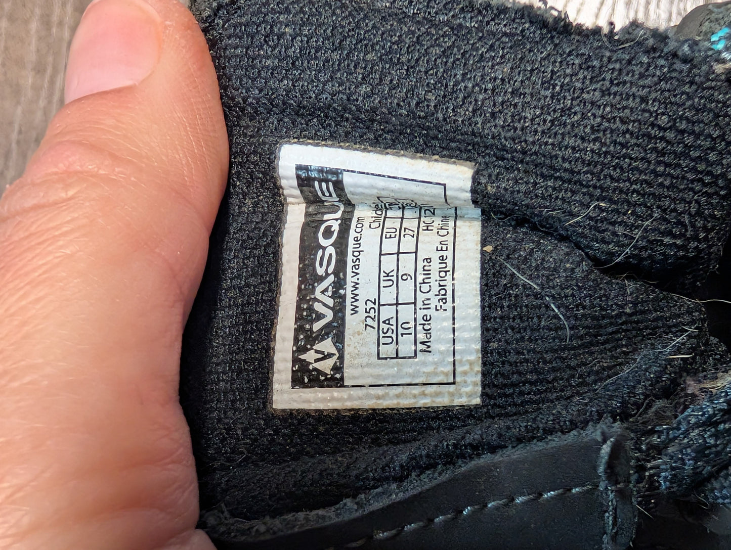 Bottines gr 10 enfant Vasque