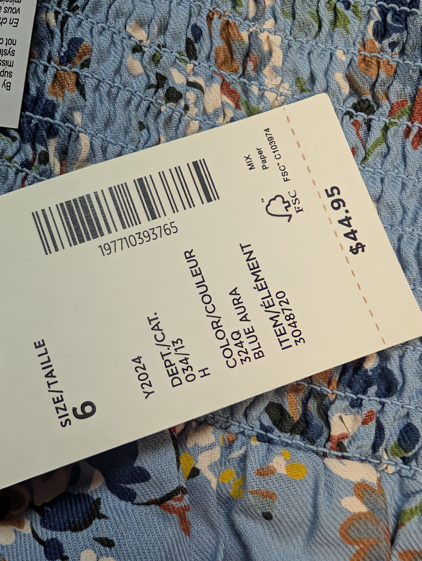 Chandail 6ans Gymboree Neuf