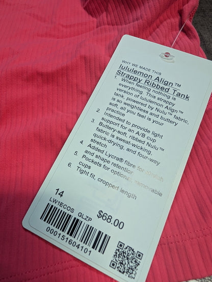 Débardeur / Top court gr 14 Large Lululemon Neuf