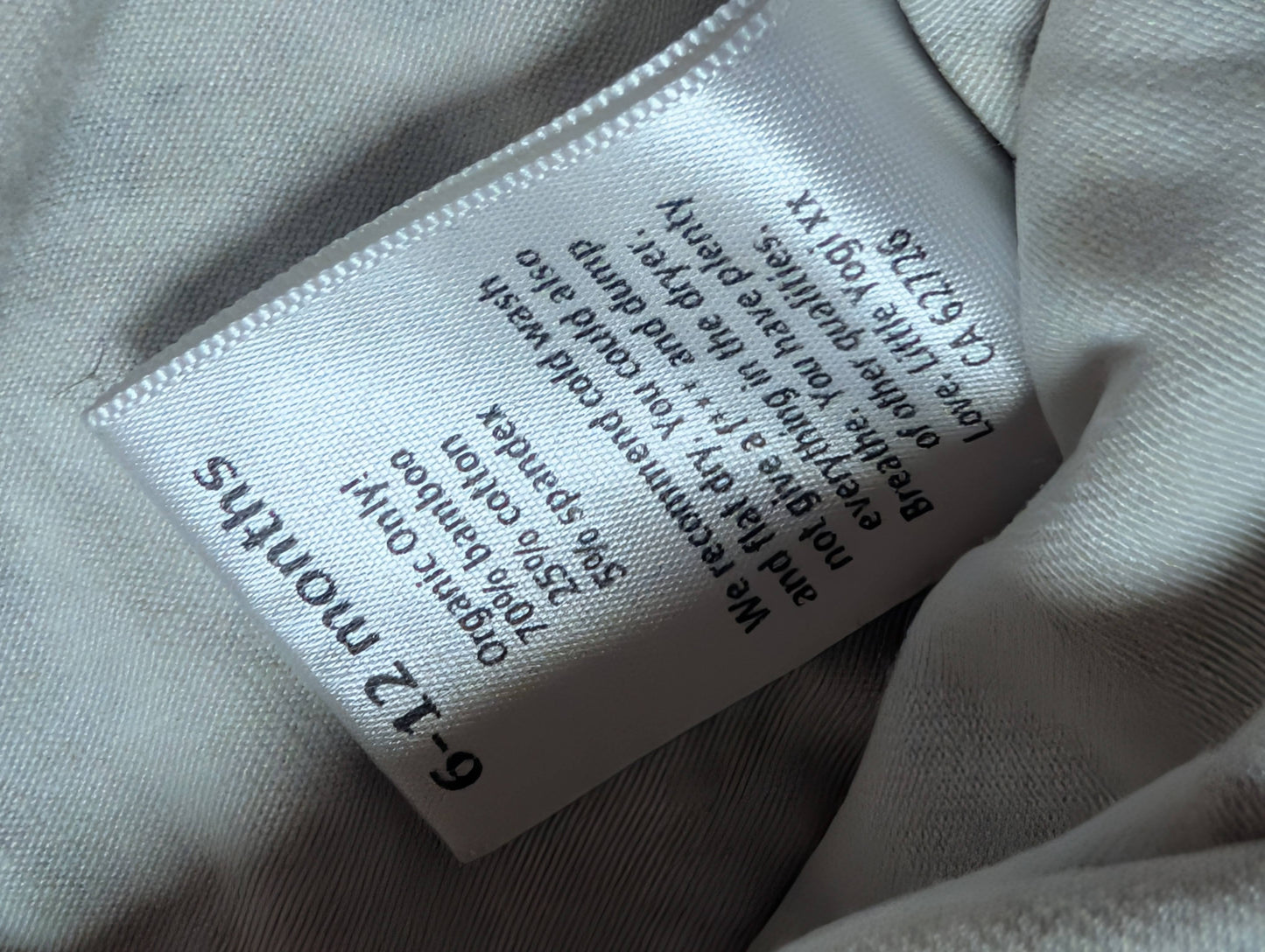 Chandail 6-12mois Little Yogi