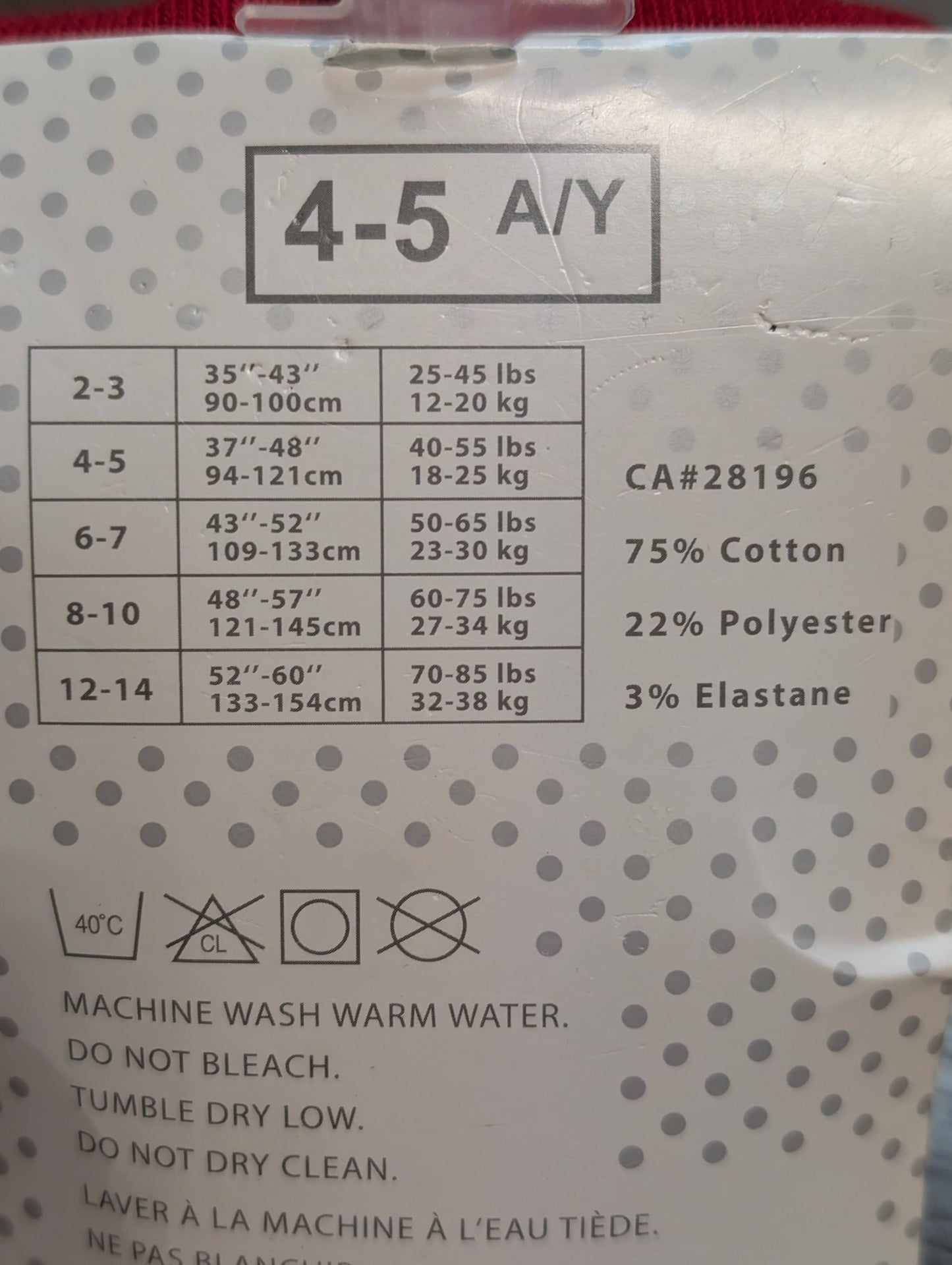 Collants 4-5ans Minimi Neuf