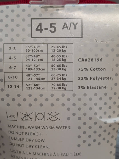 Collants 4-5ans Minimi Neuf