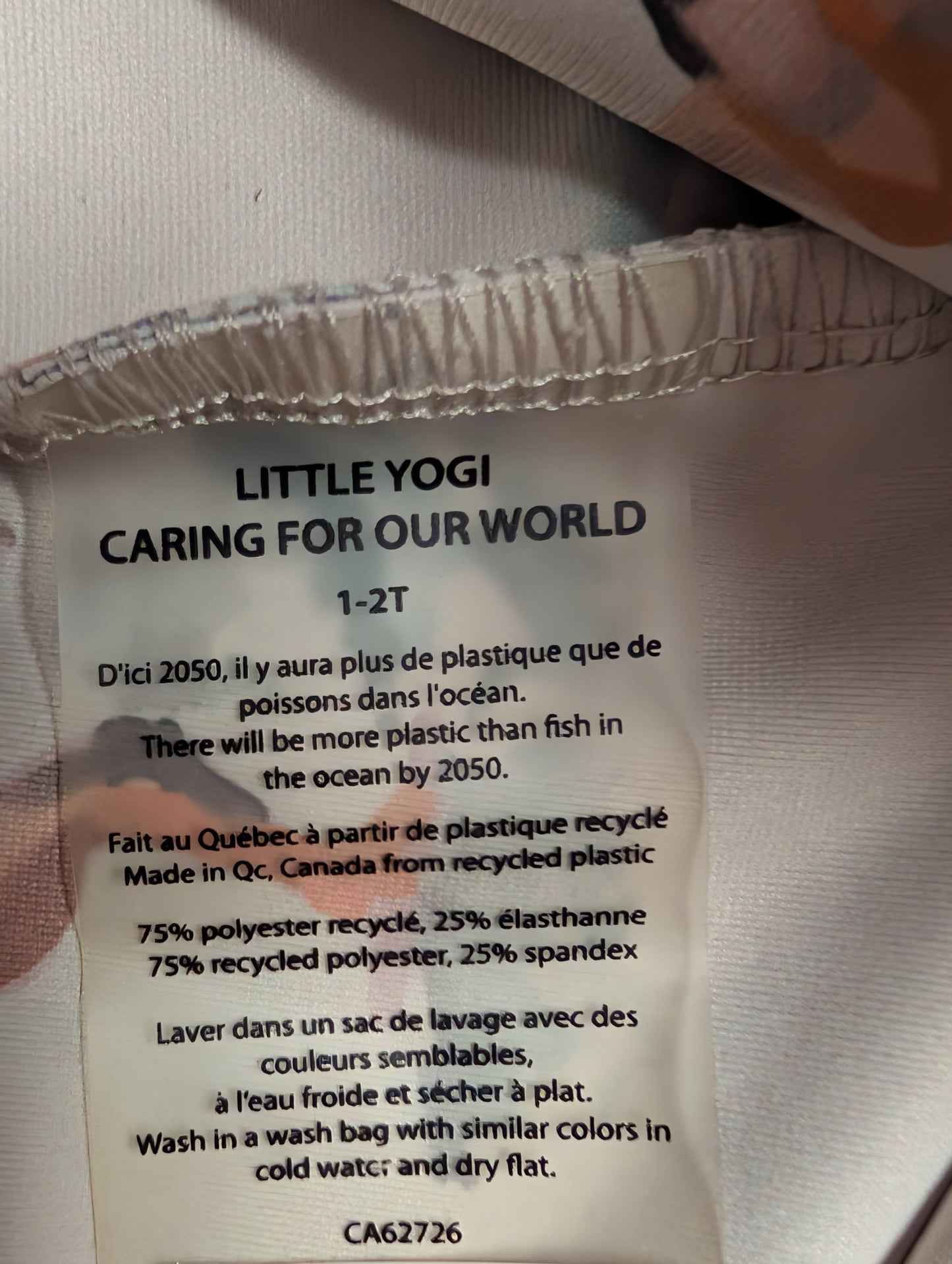 Maillot 1-2ans Little Yogi*