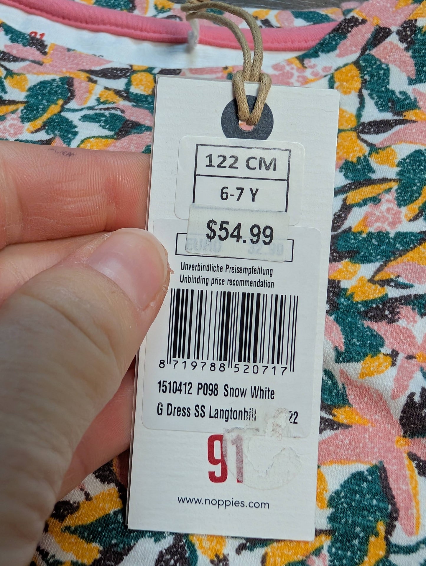 Robe 6-7ans Noppies Neuf