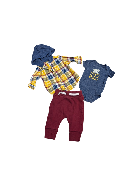 Ensemble 3mois Carters,  Little earthling