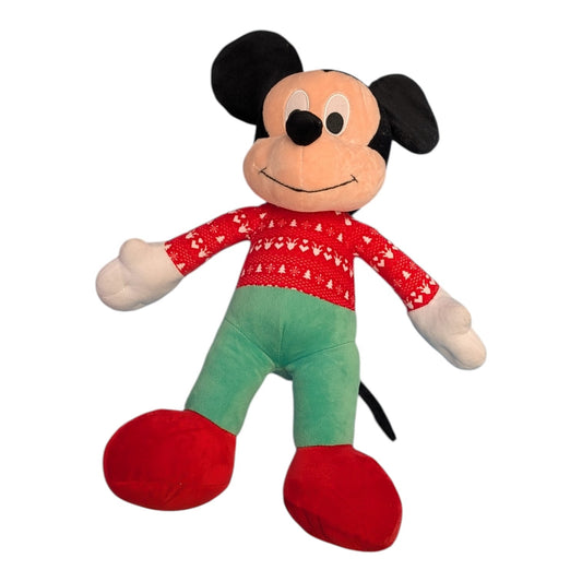 Peluche 18'' Mickey de Noël