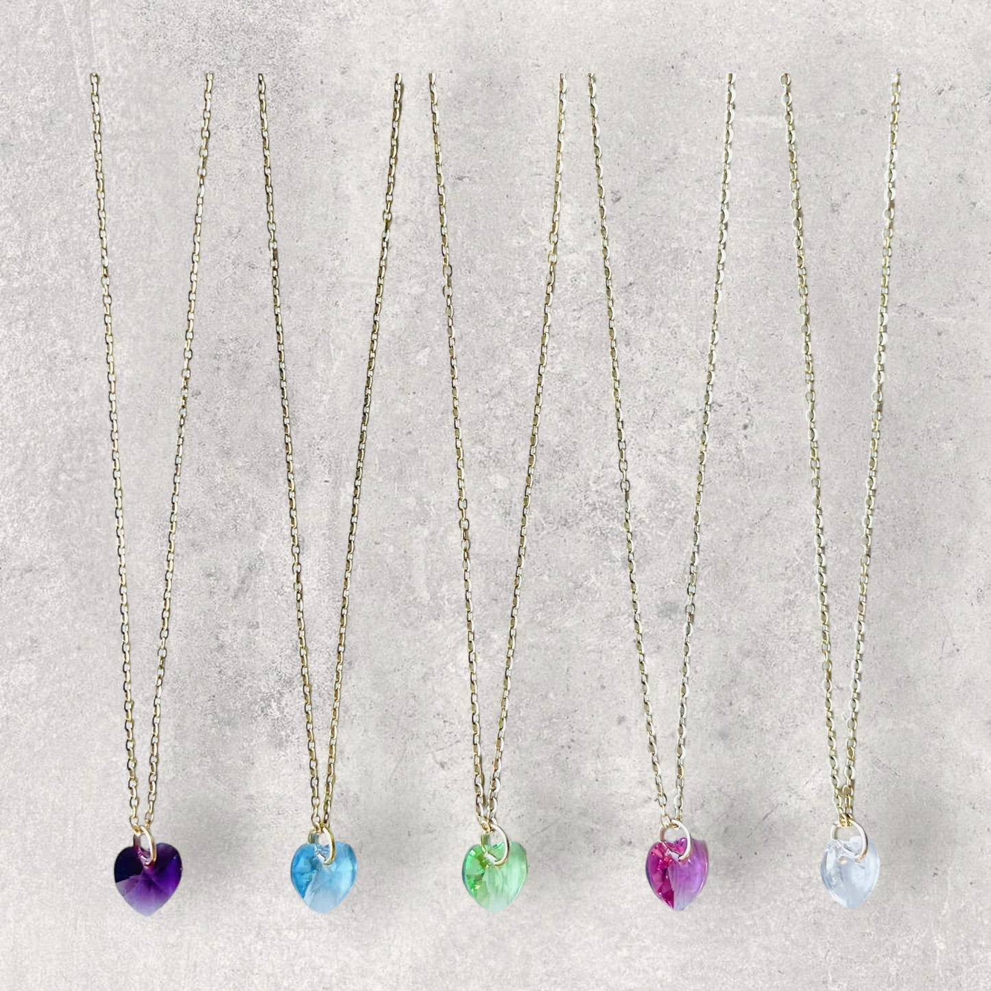 Chaînettes Coeurs Swarovski Bijoux doigts de fée