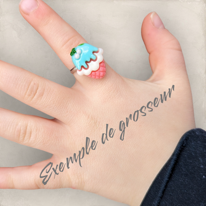 Bague ajustable Bijoux doigts de fée