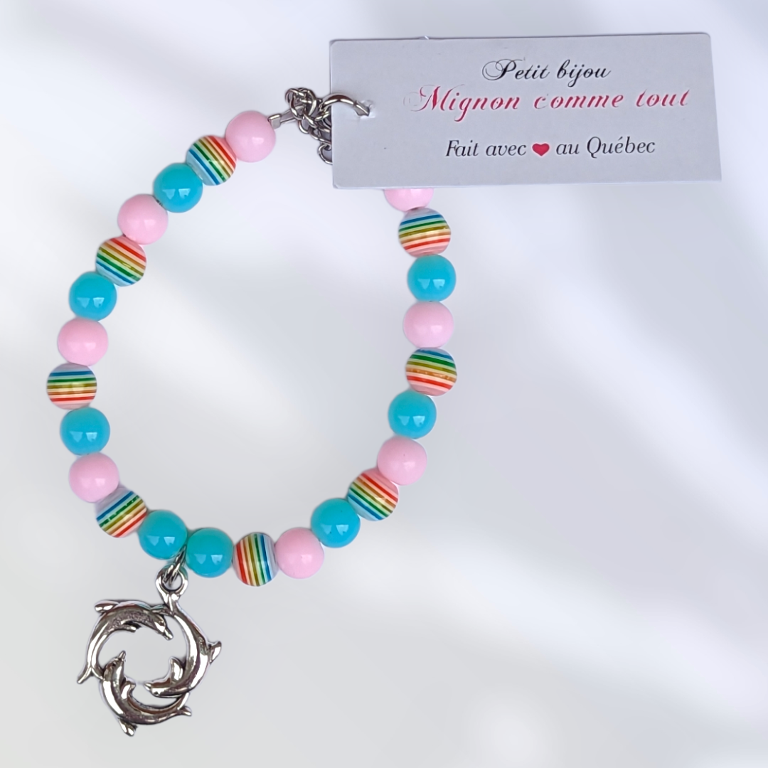 Bracelet dauphins Bijoux doigts de fée