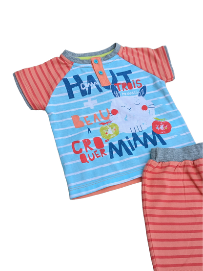 Pyjama 3-6mois Souris mini (C:RBU)