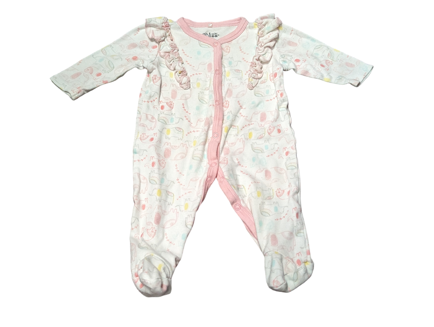 Pyjama 3-6mois Chick pea