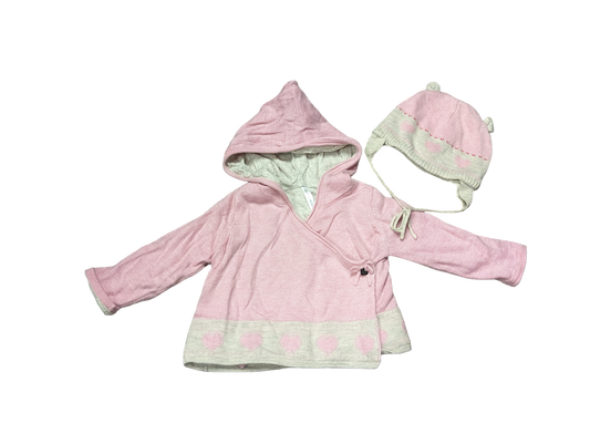 Veste et tuque 3-6mois - 12mois Souris mini (C:KL)