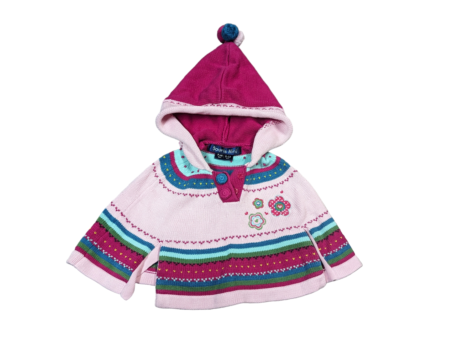 Poncho 3-12mois Souris mini