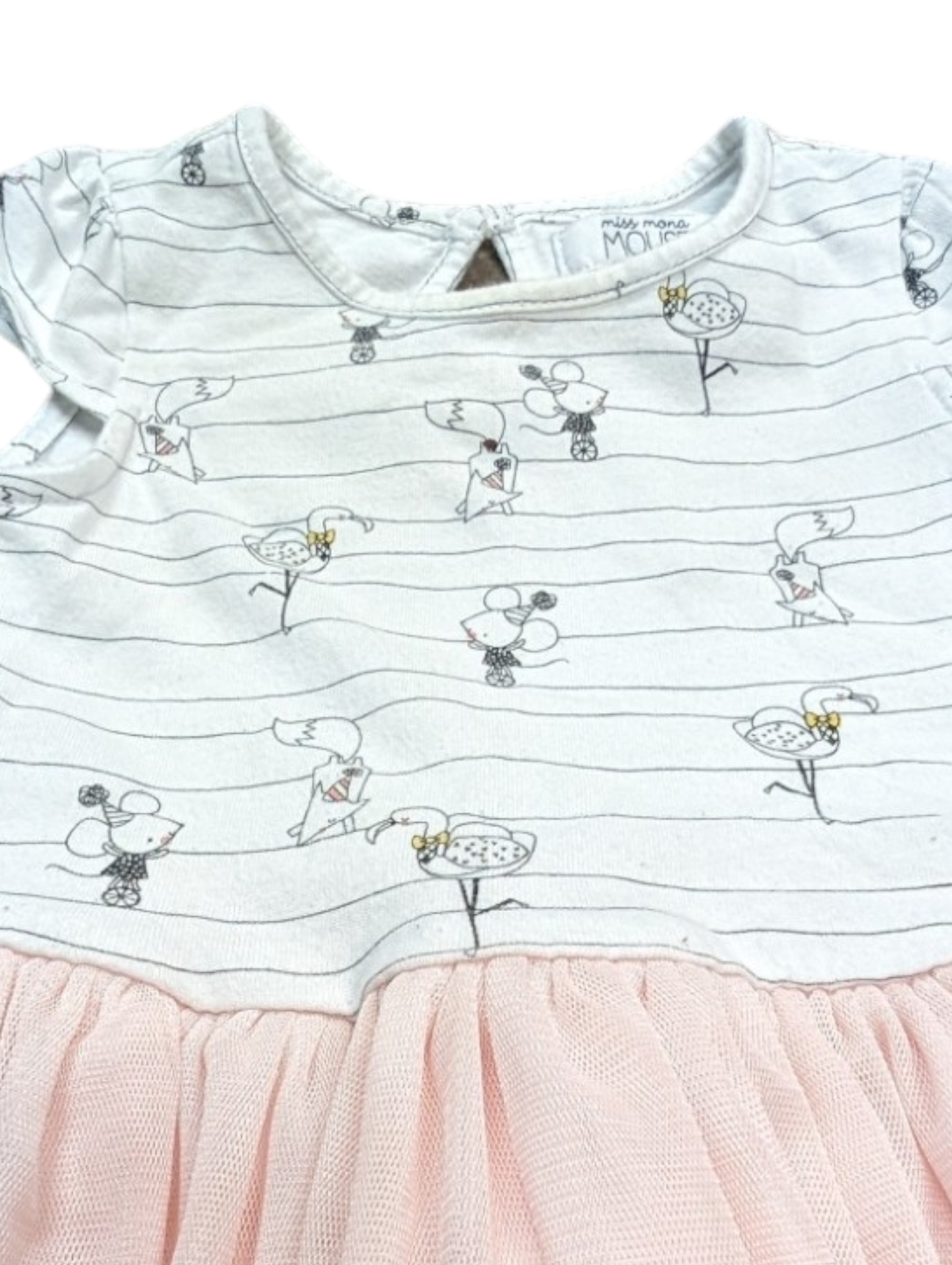 Robe 12mois Miss mona mouse* (C:PF)