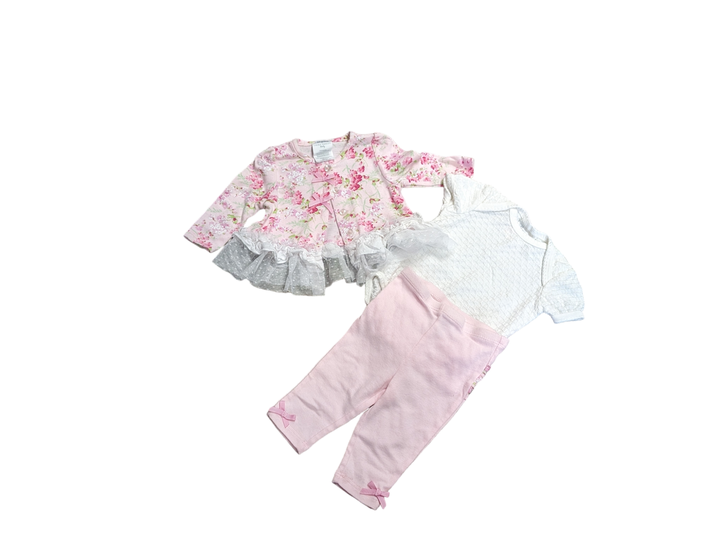 Ensemble 3-6mois Première layette et Laira Ashley*