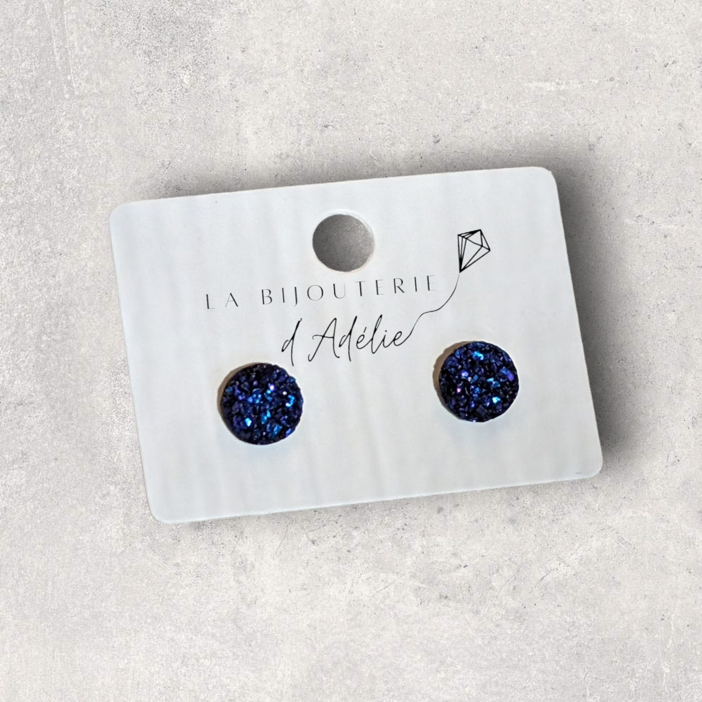 Boucle d'oreilles 8mm La bijouterie d'Adélie