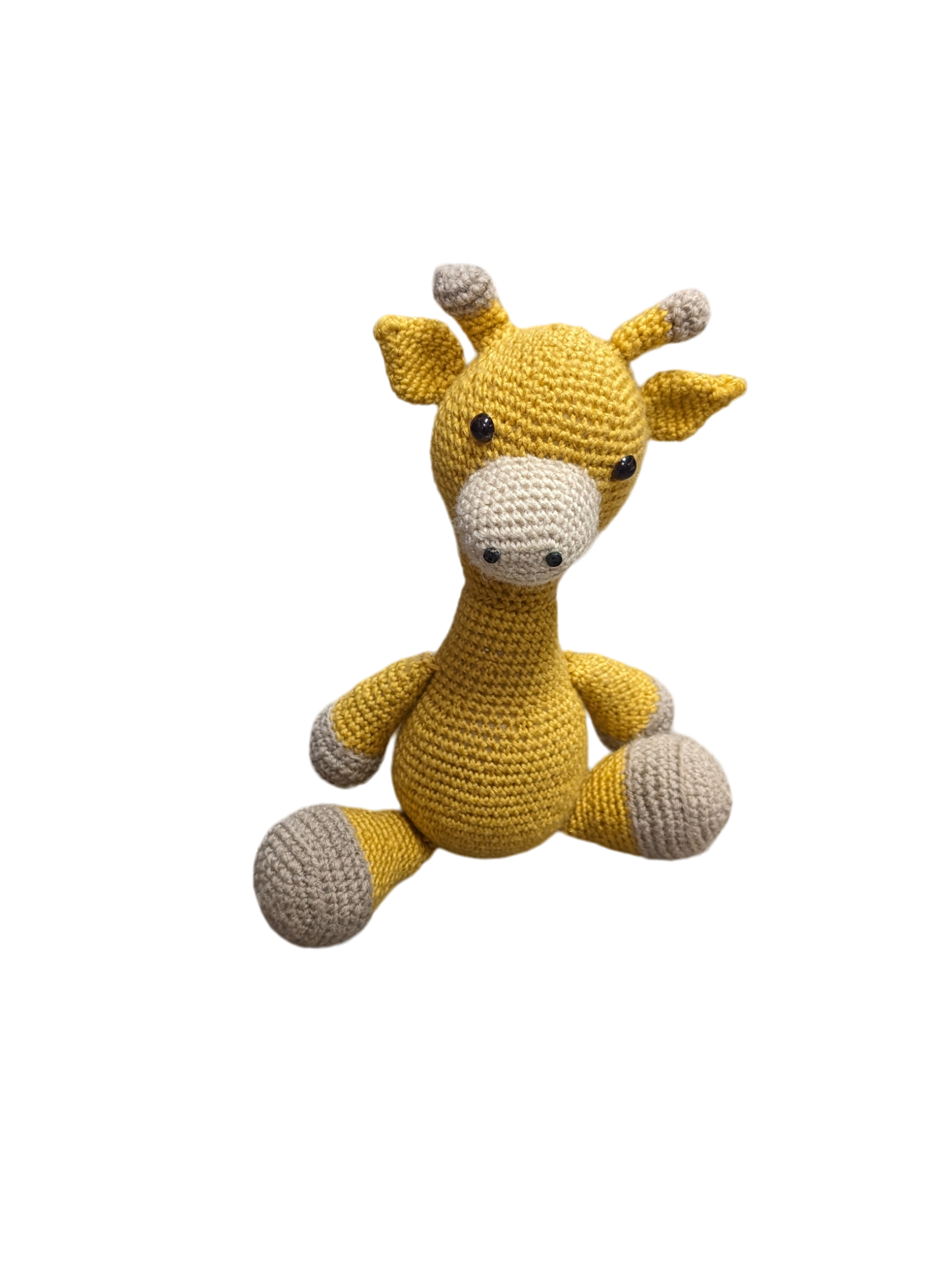 Peluche tricot girafe