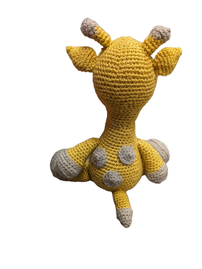 Peluche tricot girafe