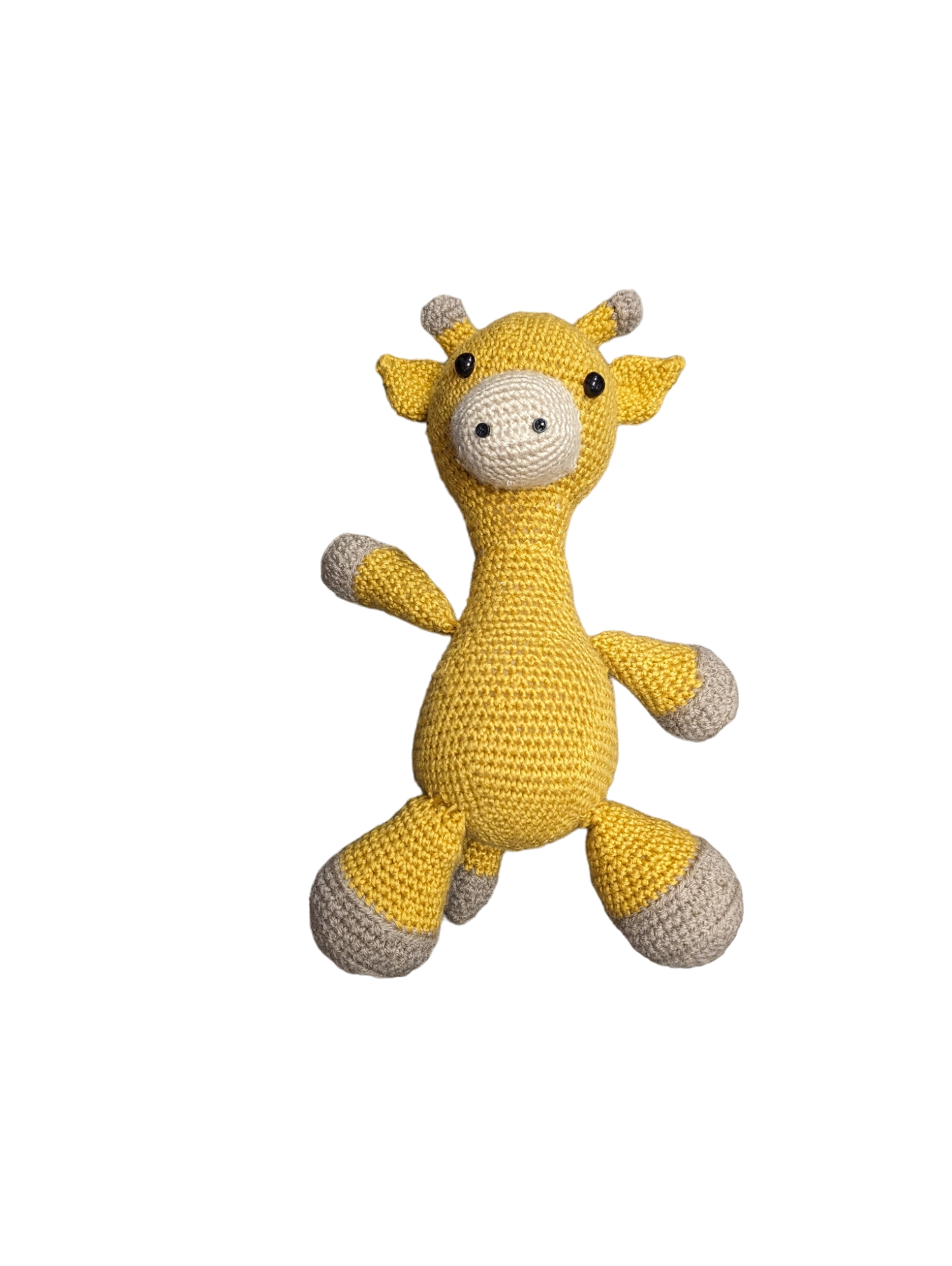 Peluche tricot girafe