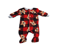 Load image into Gallery viewer, Pyjama polar 0-3mois Rudolph
