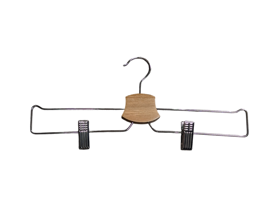 Support / Cintre en métal et bois avec Pinces