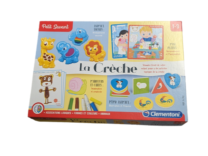 Jeu d'apprentissage La crèche Clementoni
