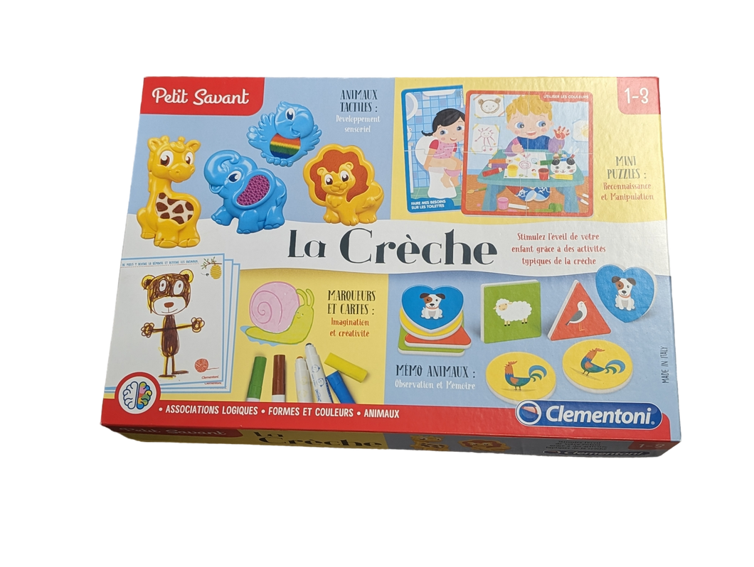 Jeu d'apprentissage La crèche Clementoni