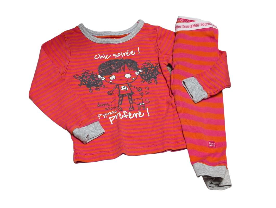 Pyjama 2ans Souris mini*