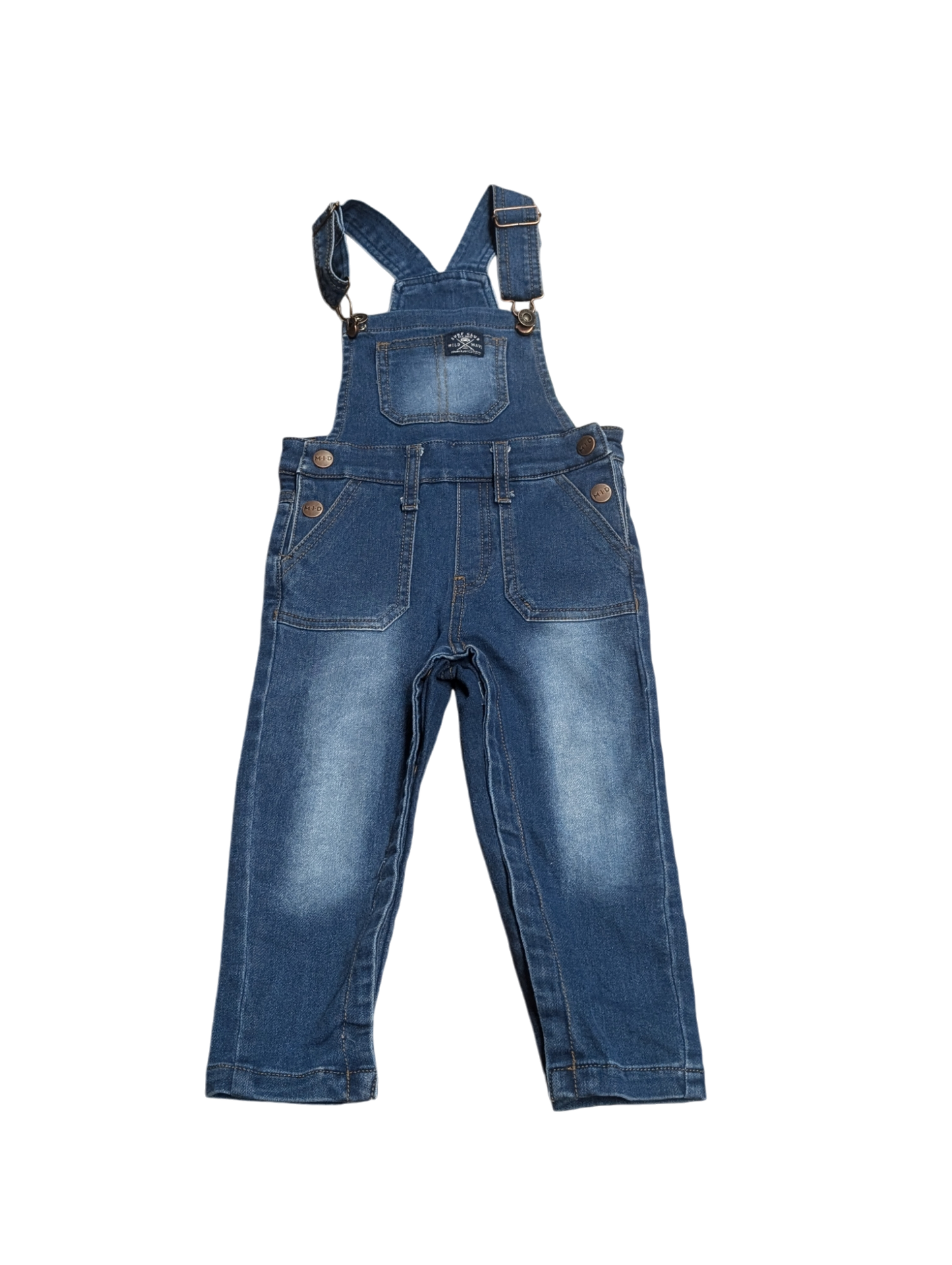 Salopette denim 18mois M.I.D Neuf