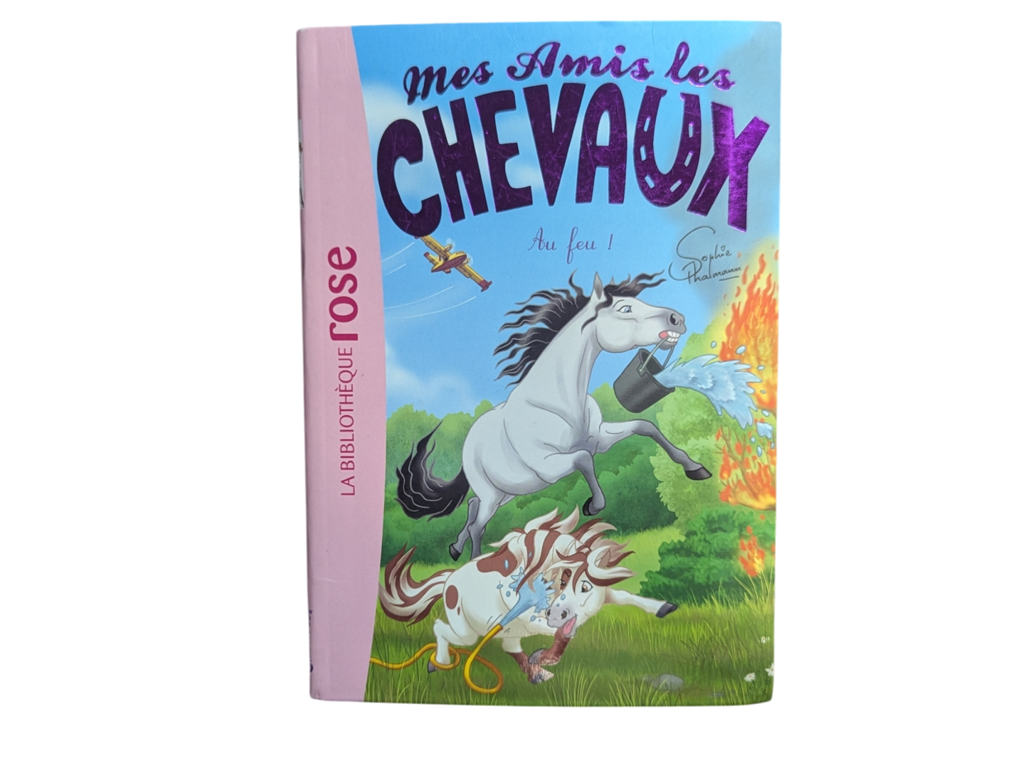 Livre Mes amis les chevaux ''Au feu''