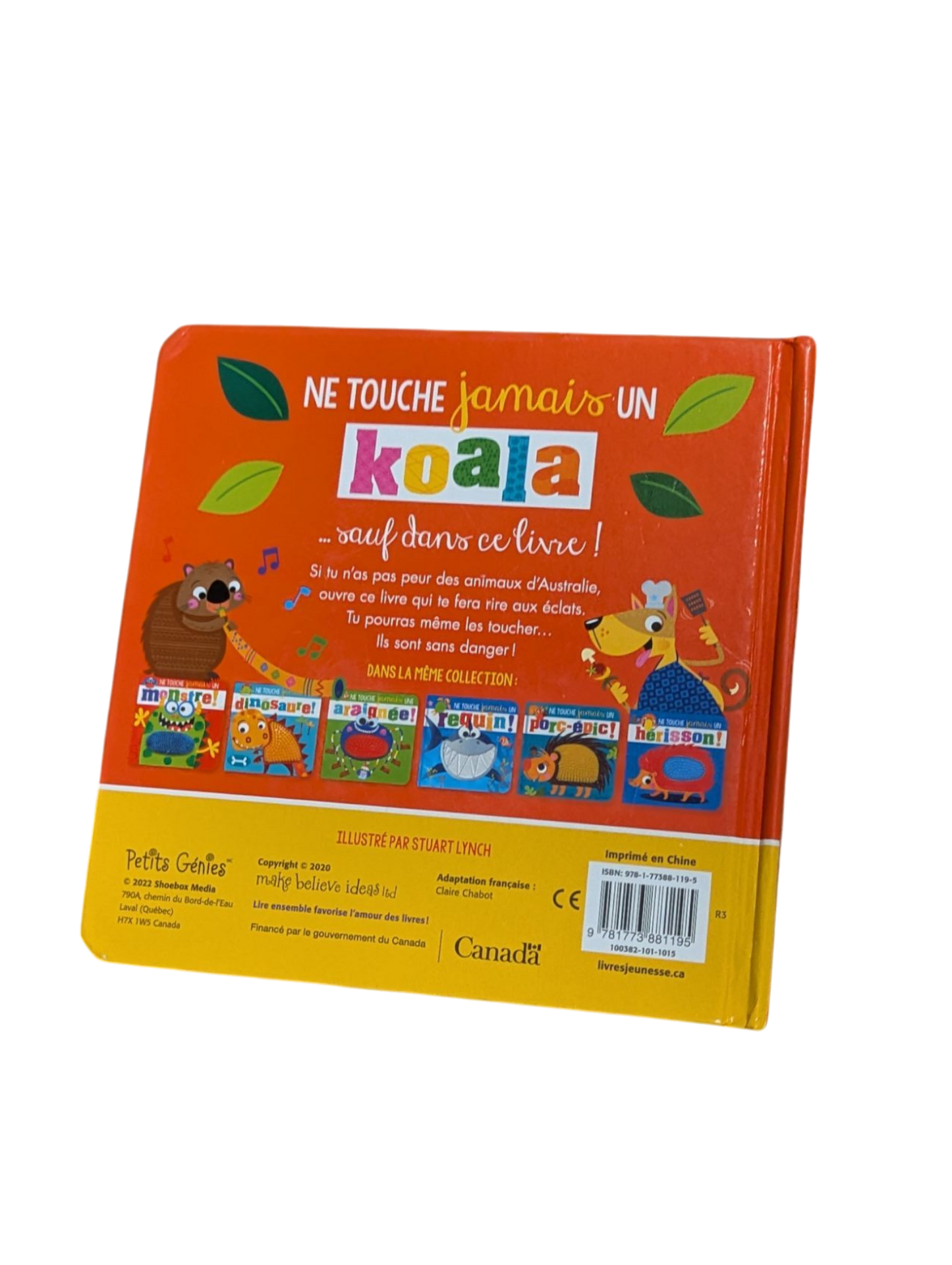 Livre Ne touche jamais un Koala!