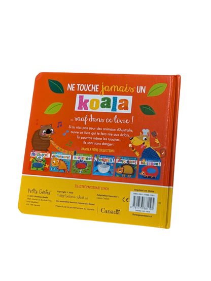 Livre Ne touche jamais un Koala!