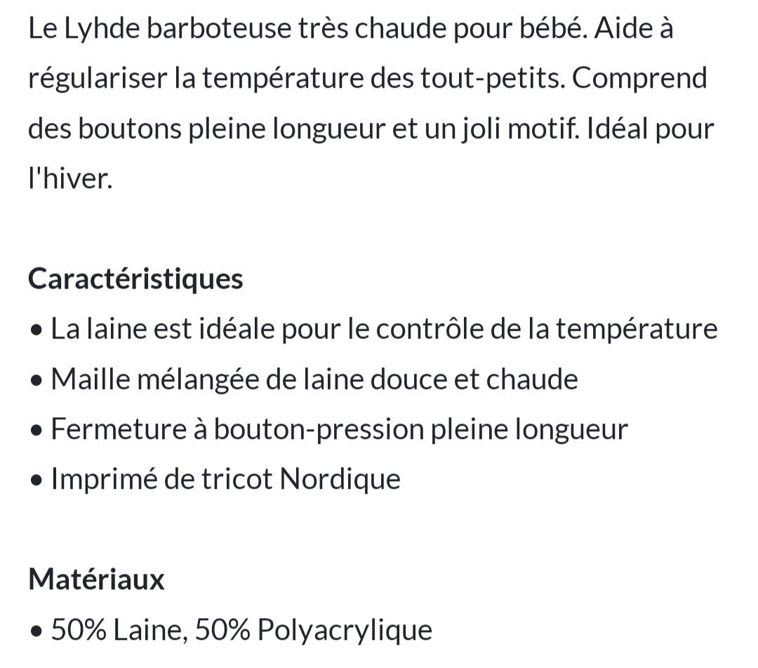 Ensemble une-pièce 0-3mois Reima (C:AJ)