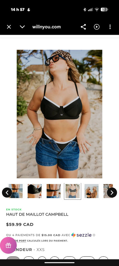 Haut de maillot Campbell Small Will & You Neuf