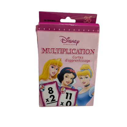 Cartes d'apprentissage de la multiplication Disney Princesse