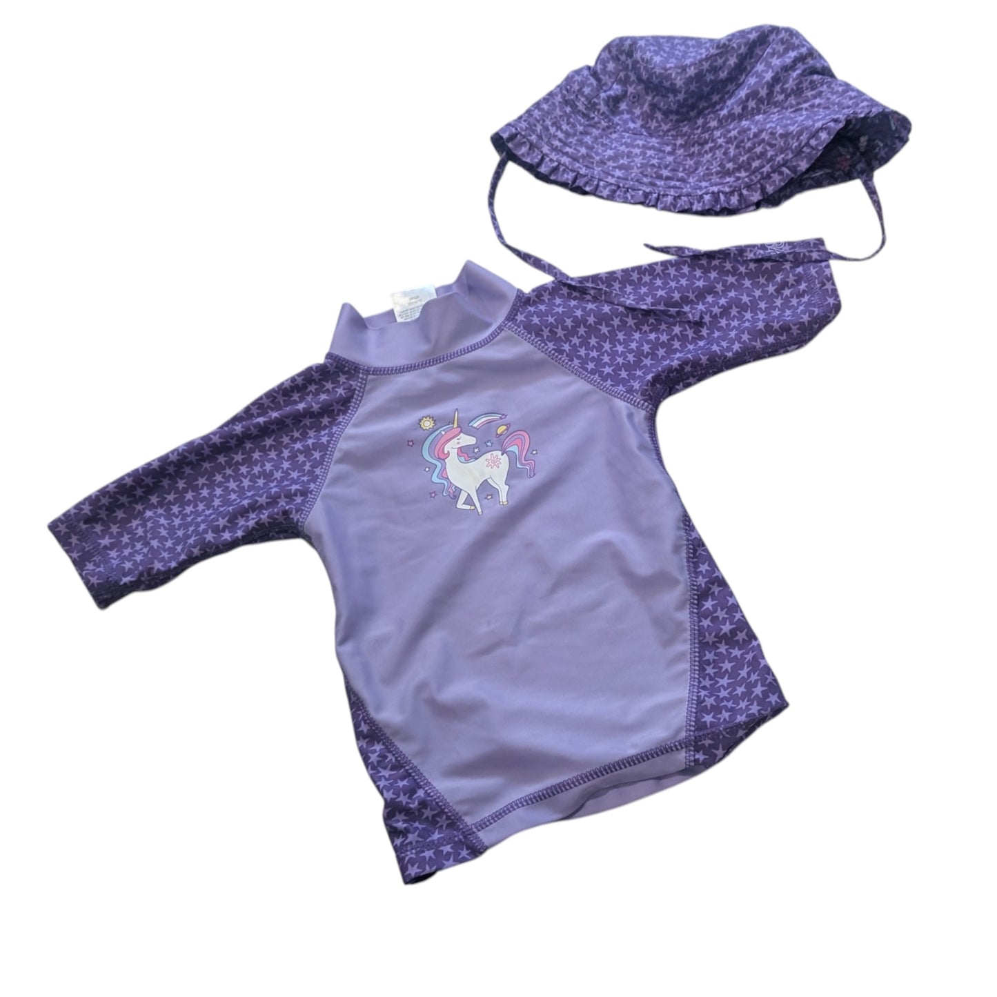 Haut maillot et chapeau 2ans UV SKINZ
