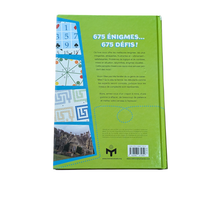 Livre Des enigmes plein la tête!