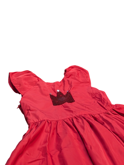 Robe 5ans Taffetas Souris Mini