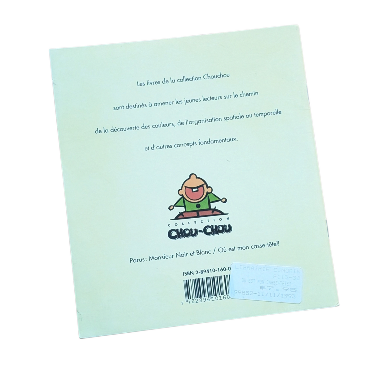 Livre Où est mon casse-tête?