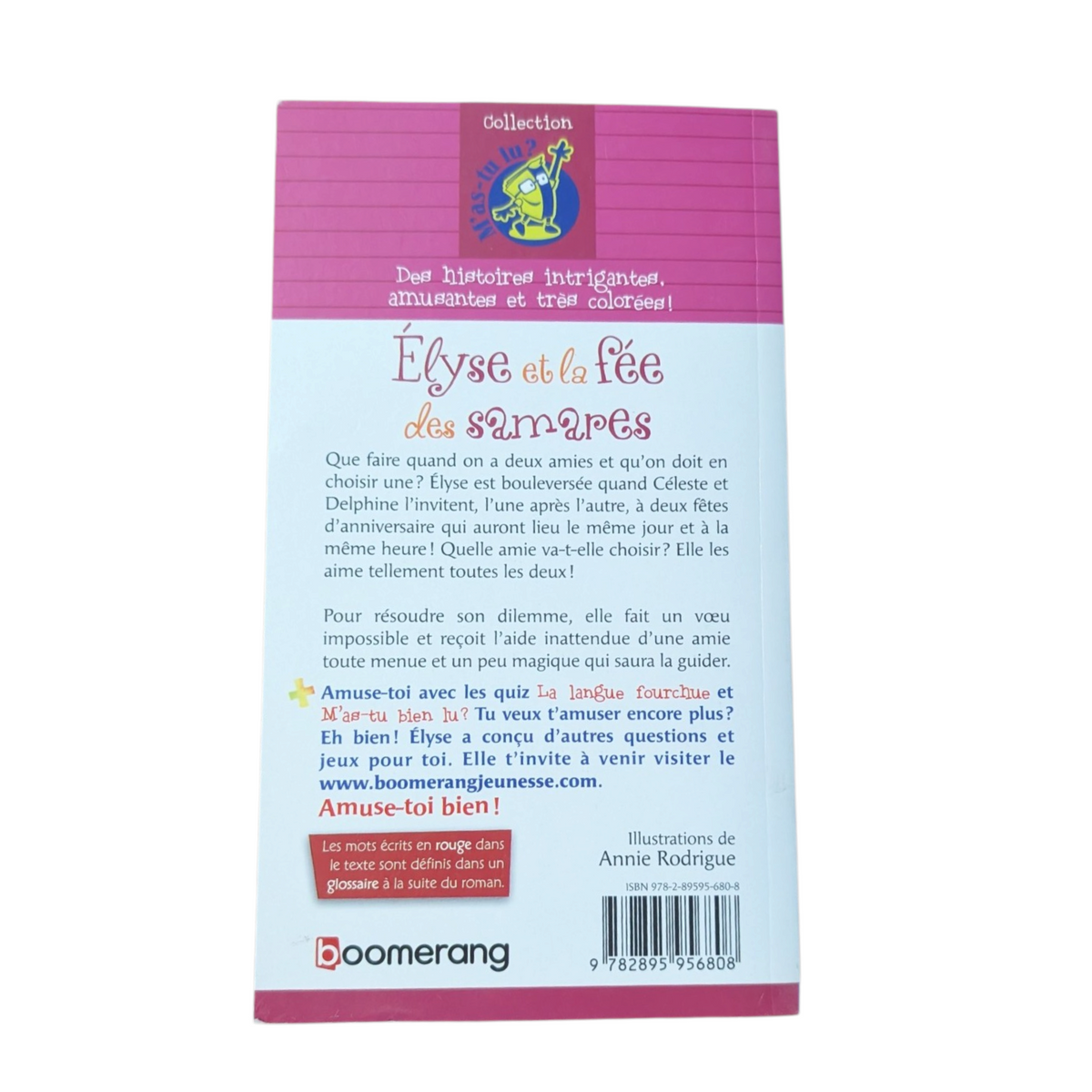 Livre Élyse et la fée des samares