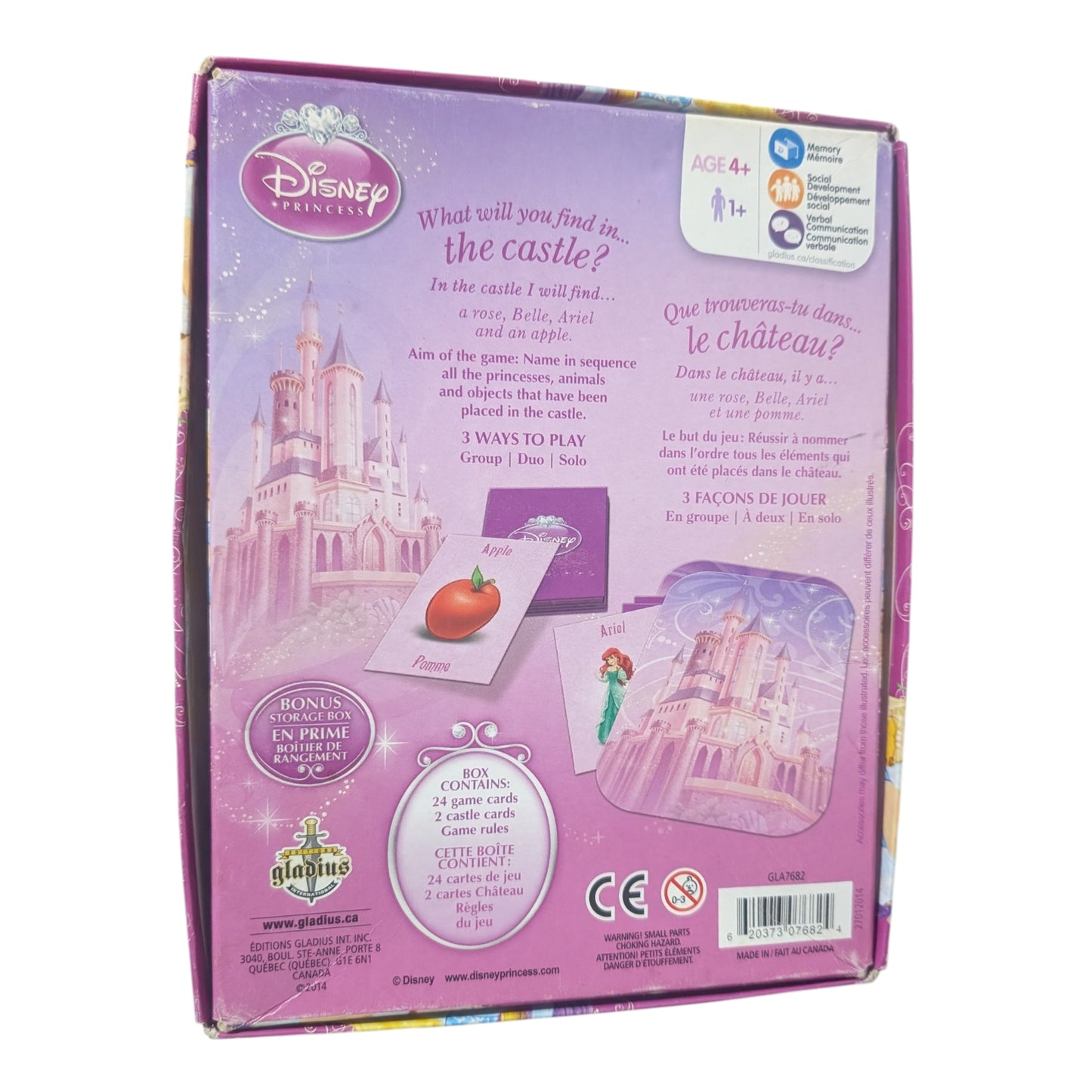 Jeu ''Que trouveras-tu dans le Château''  Disney Princesses Gladius