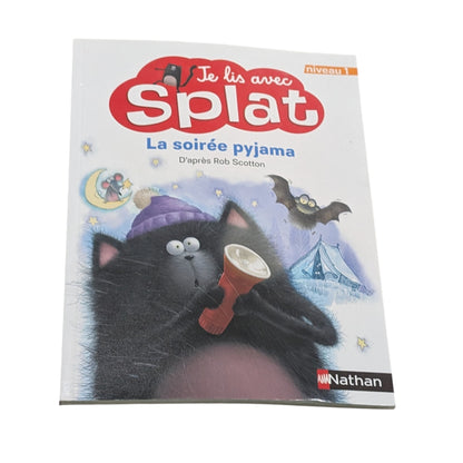 Livre La soirée pyjama- Je lis avec Splat