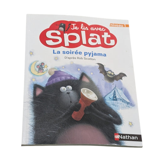 Livre La soirée pyjama- Je lis avec Splat