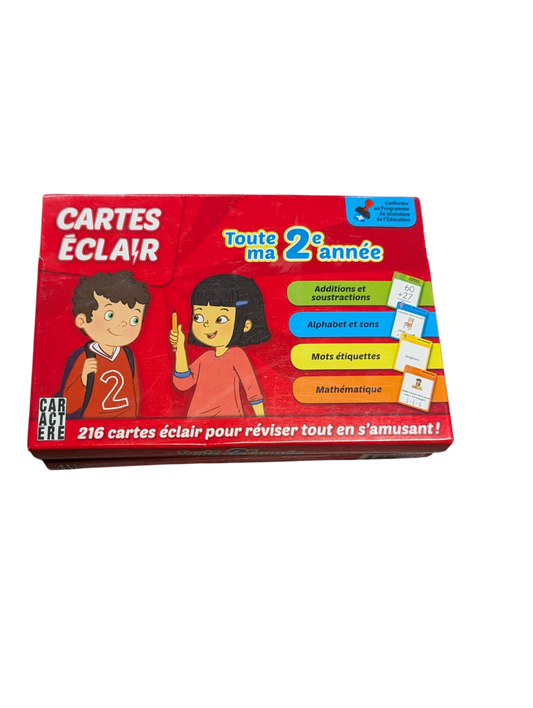 Cartes éclair Toute ma 2e année