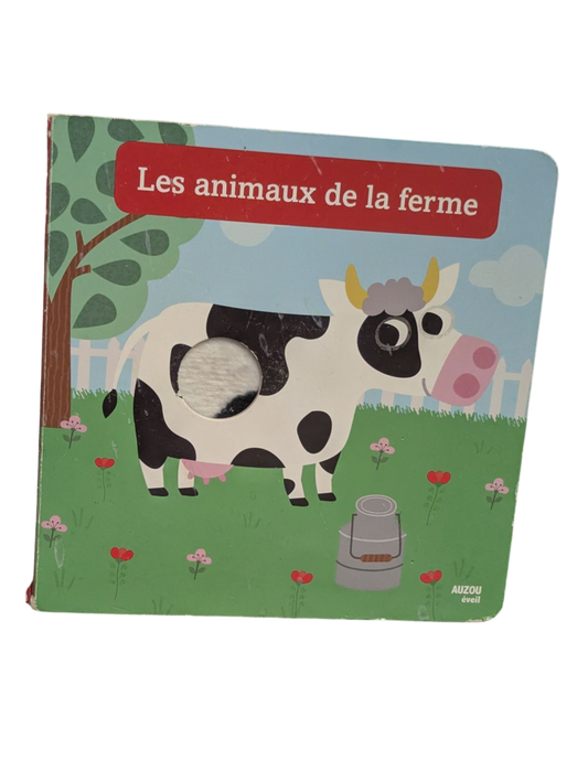 Livre sensoriel Les animaux de la ferme*