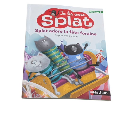 Livre Splat adore la fête foraine - Je lis avec Splat
