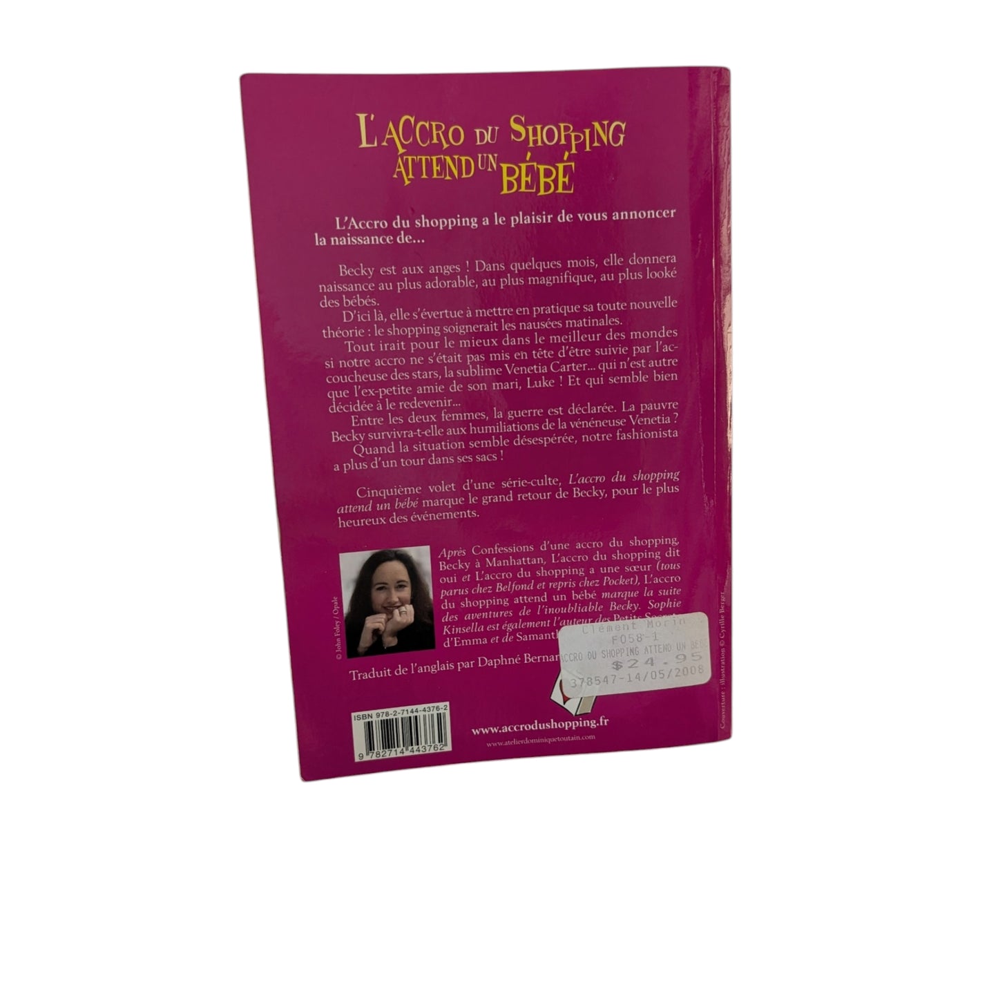 Livre L'accro du shopping attend un bébé