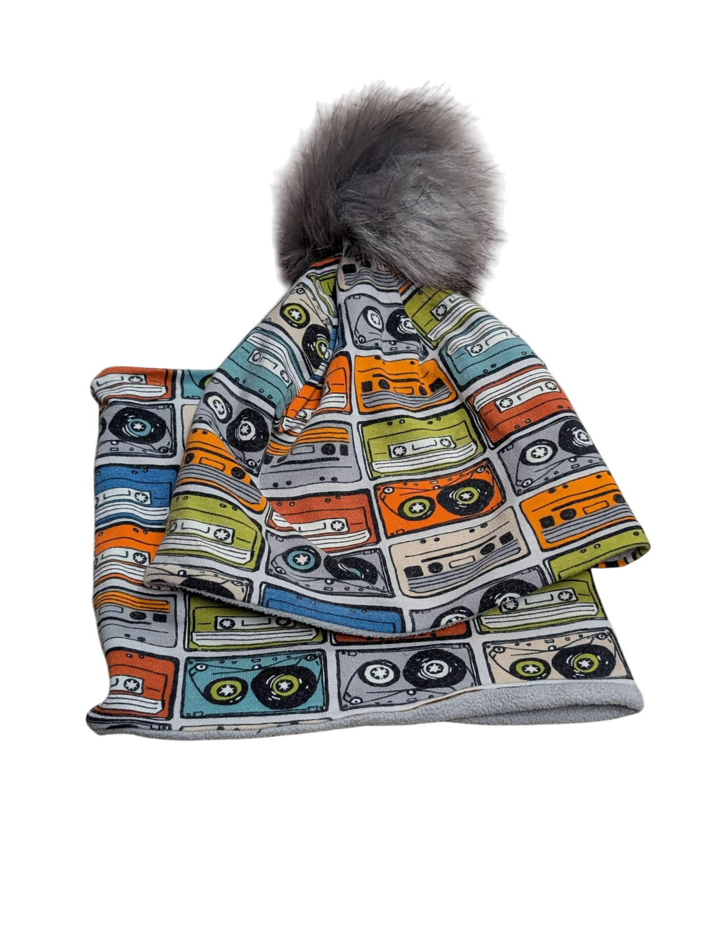 Ensemble tuque et cache-cou 2-8ans Créations Marie Rouette