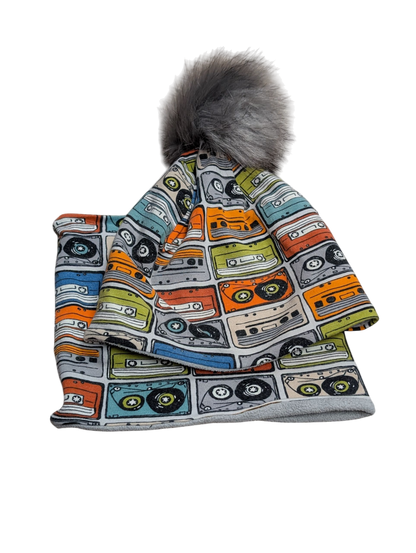 Ensemble tuque et cache-cou 2-8ans Créations Marie Rouette