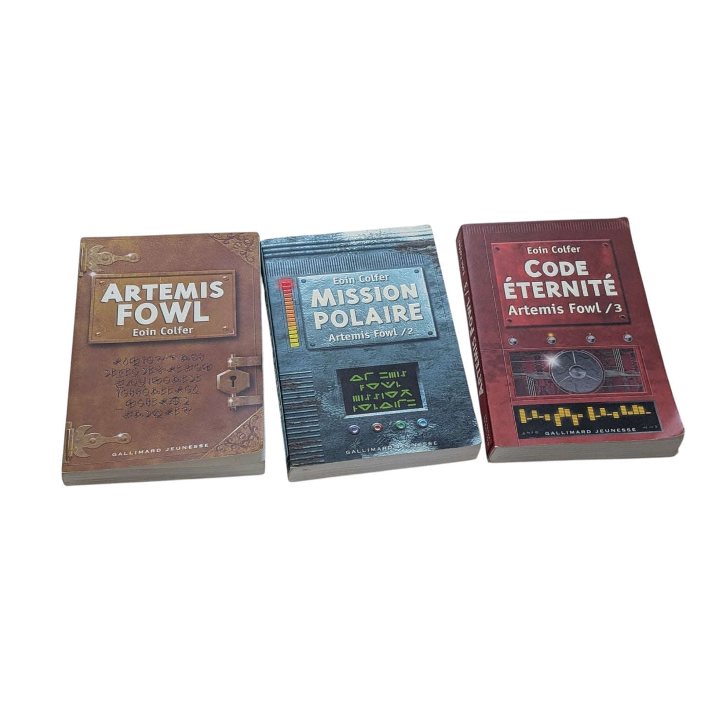 Lot livres triologie Arthemis Fowl *